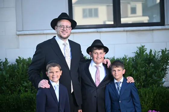 Original photo of the father and sons